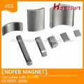 Super strong sintered neodymium arc magnet China supplier